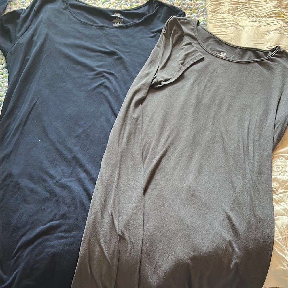 Black and Gray Long Sleeve Dresses